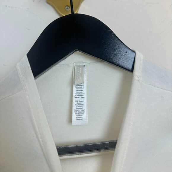 SKIMS Stretch Cotton Tee in Bone Size X-Small - Picture 4 of 14